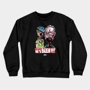 Zombie Bike Couple Crewneck Sweatshirt